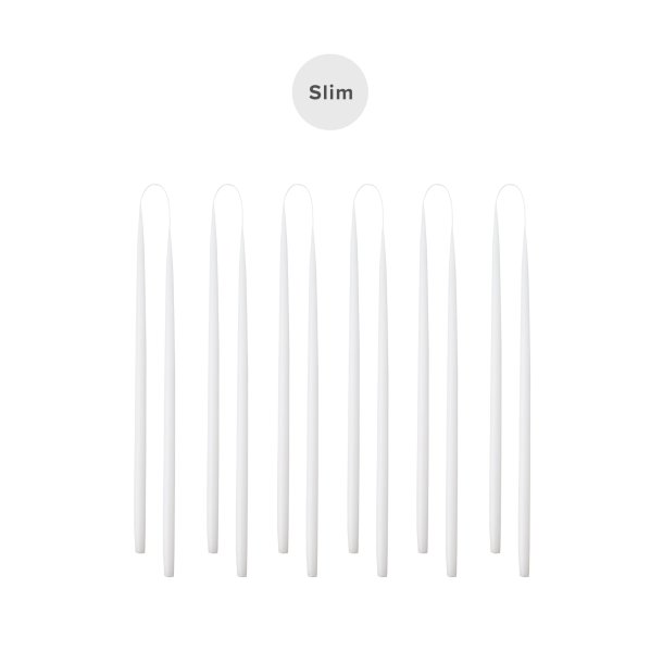 Kunstindustriens hnddyppede ekstra hje "juletrslys" 12 stk - H28x1,3cm