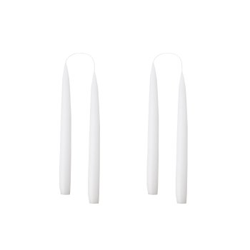 Kunstindustriens hnddyppede kronelys 4 stk - H20x12,2cm