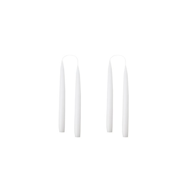 Kunstindustriens hnddyppede kronelys 4 stk - H20x12,2cm