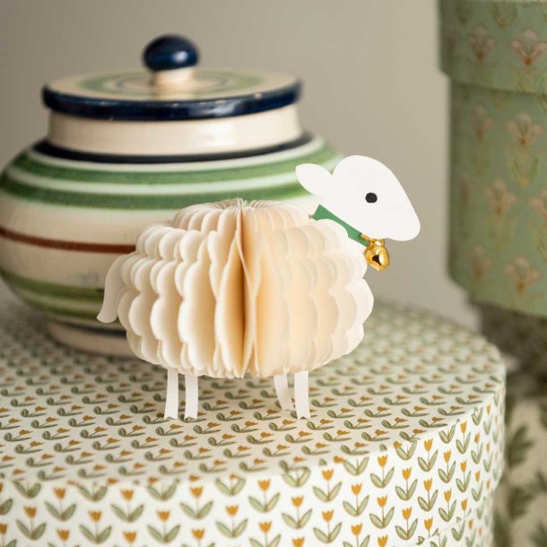 P�skelam i foldet papir til oph�ng - 2 stk