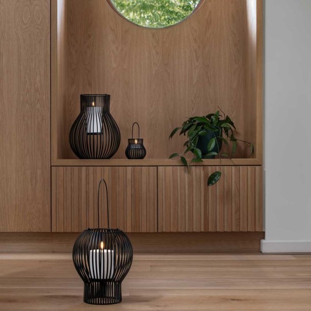 Uyuni Upside Down lanterne udend�rs - black large