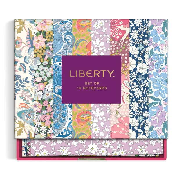 Gaveske med 16 kort og kuverter - Liberty