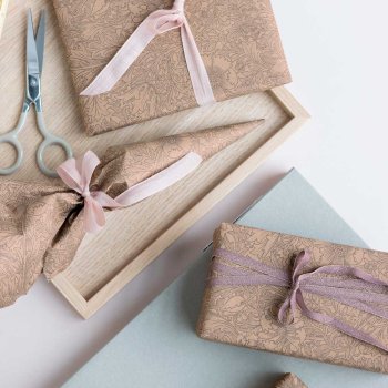 Maileg gavepapir Flowers retro - 10 meter