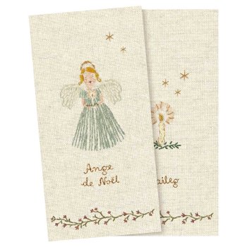 Maileg juleservietter juleengel bl - small