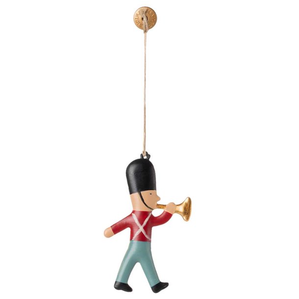 Maileg julepynt i metal - garder med trompet