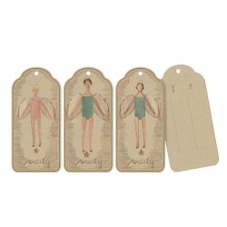 Maileg til og fra kort - Engel 12 stk