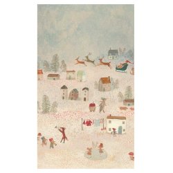 Maileg gavepapir Santa is coming - 10 meter