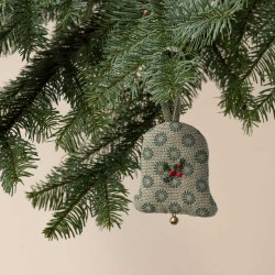 Maileg julepynt i stof - klokke small