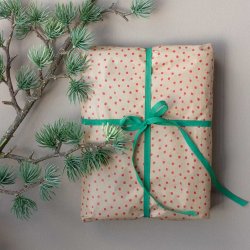 Maileg gavebnd rd - 25 meter