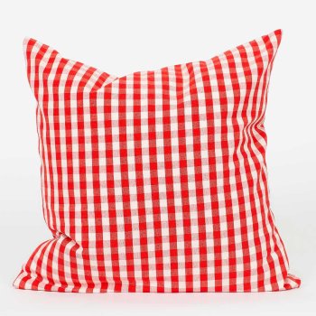 Pudebetrk med kkkentern 40x40cm - rd/vanilla