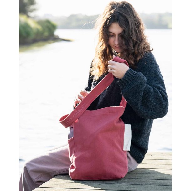 Tintok Mira canvas bag crossbody - Dusty Cedar