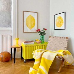 Monika Petersen plakat signeret 50x50 cm - Open Lemon