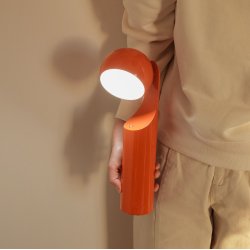 Fine Lumen Mono brbar lselampe - tangerine