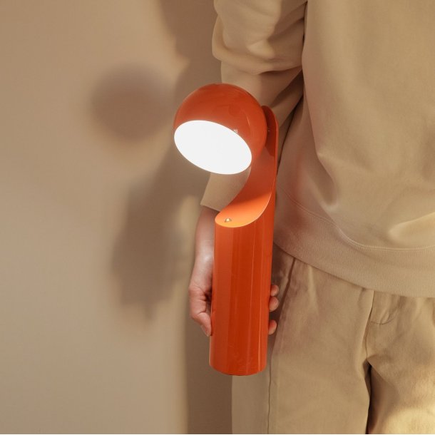 Fine Lumen Mono brbar lselampe - tangerine