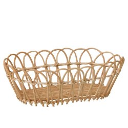 Br�dkurv i rattan L30cm - Noa