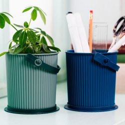 Japansk spand med lg baby - navy