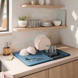 UDRY opvaskestativ og mtte - slate blue