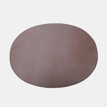 Dkkeserviet i lder oval - elephant med hvide syninger