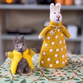 Pskepynt - ggevarmer eller figur i uldfilt