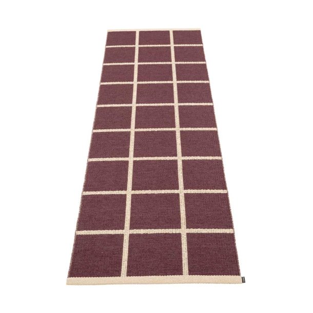 Pappelina Criss lber med vvet kant - burgundy/cream/cream