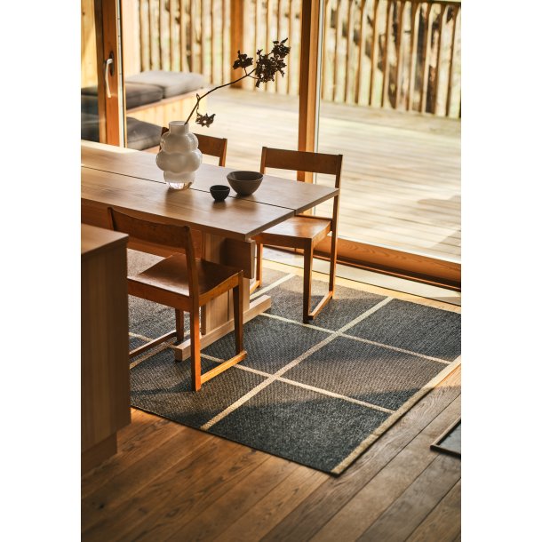 Pappelina Criss lber med vvet kant - dark brown/cream/cream