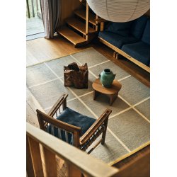 Pappelina Criss lber med vvet kant - linen/vanilla/pale yellow