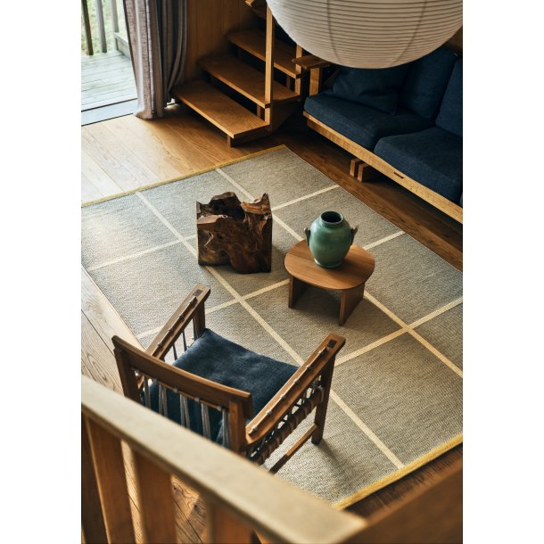 Pappelina Criss lber med vvet kant - linen/vanilla/pale yellow