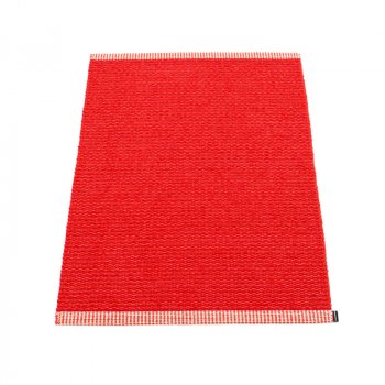 Pappelina Mono mtte med kant - coral red