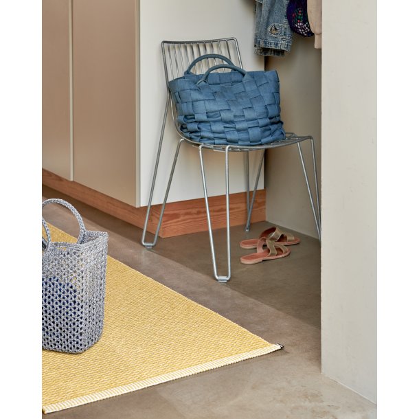 Pappelina Mono l�ber med v�vet kant - pale yellow