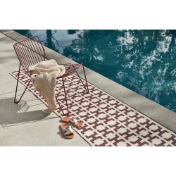 Pappelina Tom l�ber - burgundy/cream/pale rose