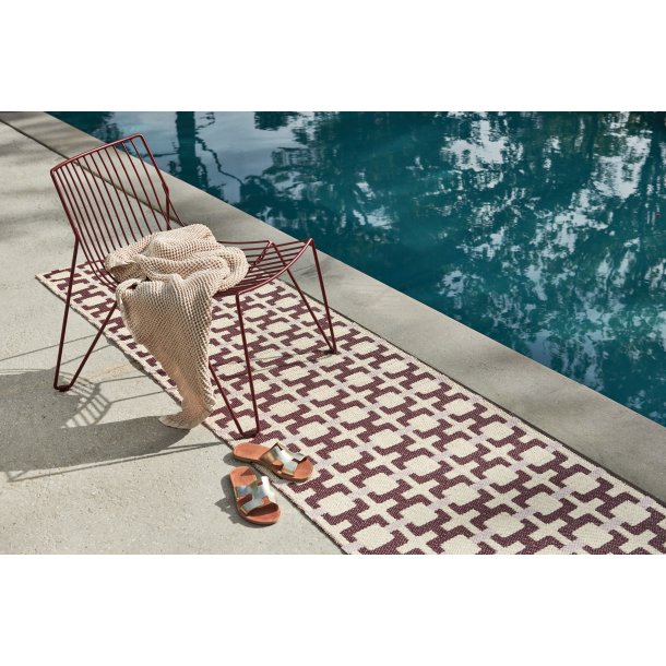 Pappelina Tom l�ber - burgundy/cream/pale rose