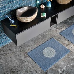 Pappelina Vera Pop mtte 50x70cm - river blue/fog blue