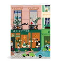 Gave�ske med 16 kort og kuverter - Parisian life