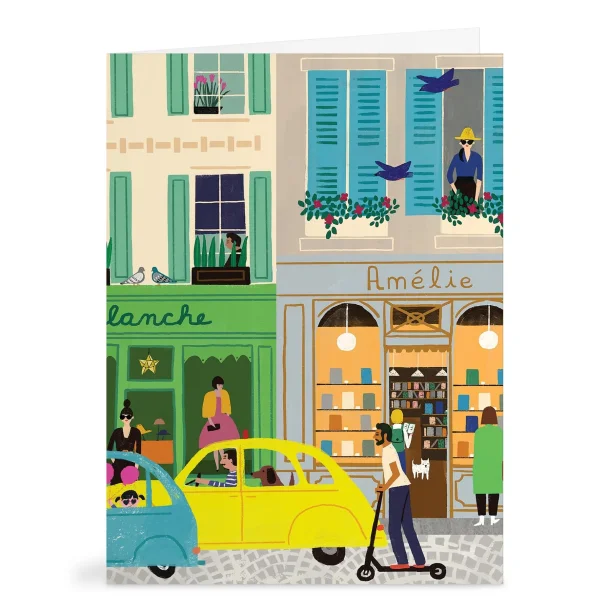 Gaveske med 16 kort og kuverter - Parisian life
