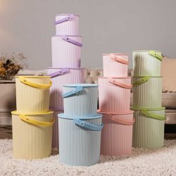 Hachiman Omnioutil japansk spand macarons - peach