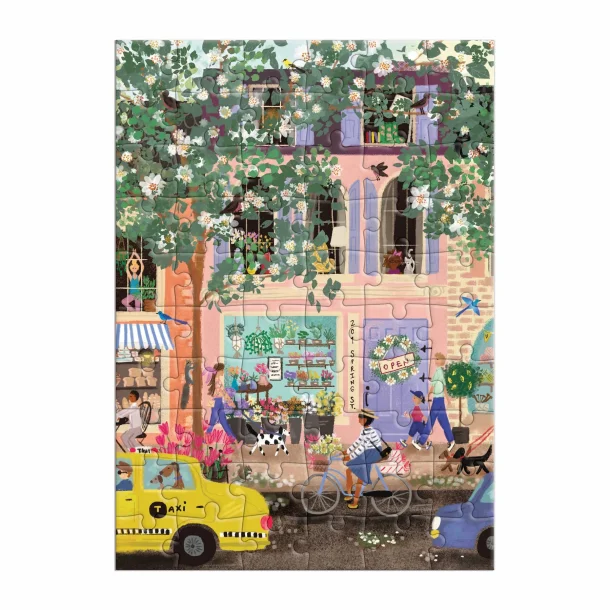 Greeting Card puslespil - Streets of NY