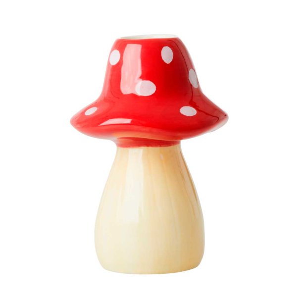 Lysestage i keramik mushroom - tall