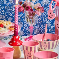 Lysestage i keramik mushroom - wide