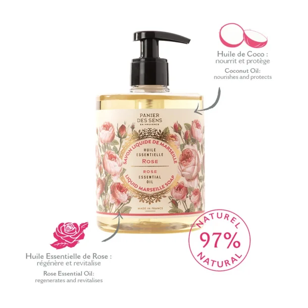 Fransk h�nds�be Panier des Sens - rose 500ml