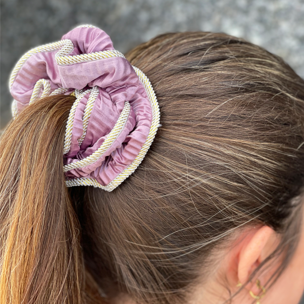 Scrunchie hrelastik i pliss 