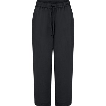 Frau Sydney hr/viscose bukser - string long pants - phanthom