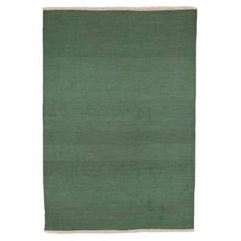 Gulvtppe i 100% uld - green