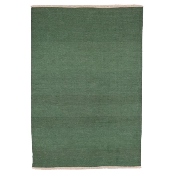 Gulvt�ppe i 100% uld - green