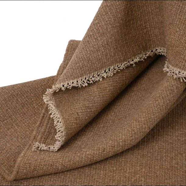 Gulvtppe i 100% uld - camel