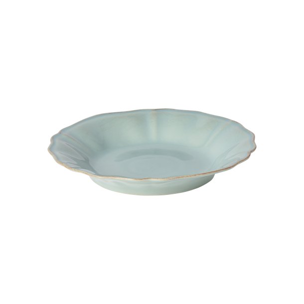 Alentejo dyb tallerken 25 cm - turquoise - 6 stk