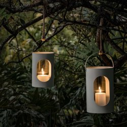 Uyuni LED udend�rs bloklys �5 x H7,8 cm (excl. v�ge)