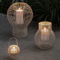 Uyuni Upside Down lanterne udend�rs - grey large