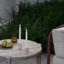 Uyuni LED udend�rs kronelys �2,3 x H25 cm (excl. v�ge) - 2 stk