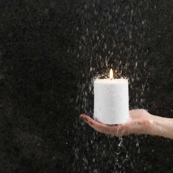 Uyuni LED udend�rs kronelys �2,3 x H25 cm (excl. v�ge) - 2 stk