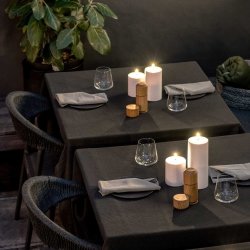 Uyuni LED udendrs bloklys 8,4 x H15cm (excl. vge)